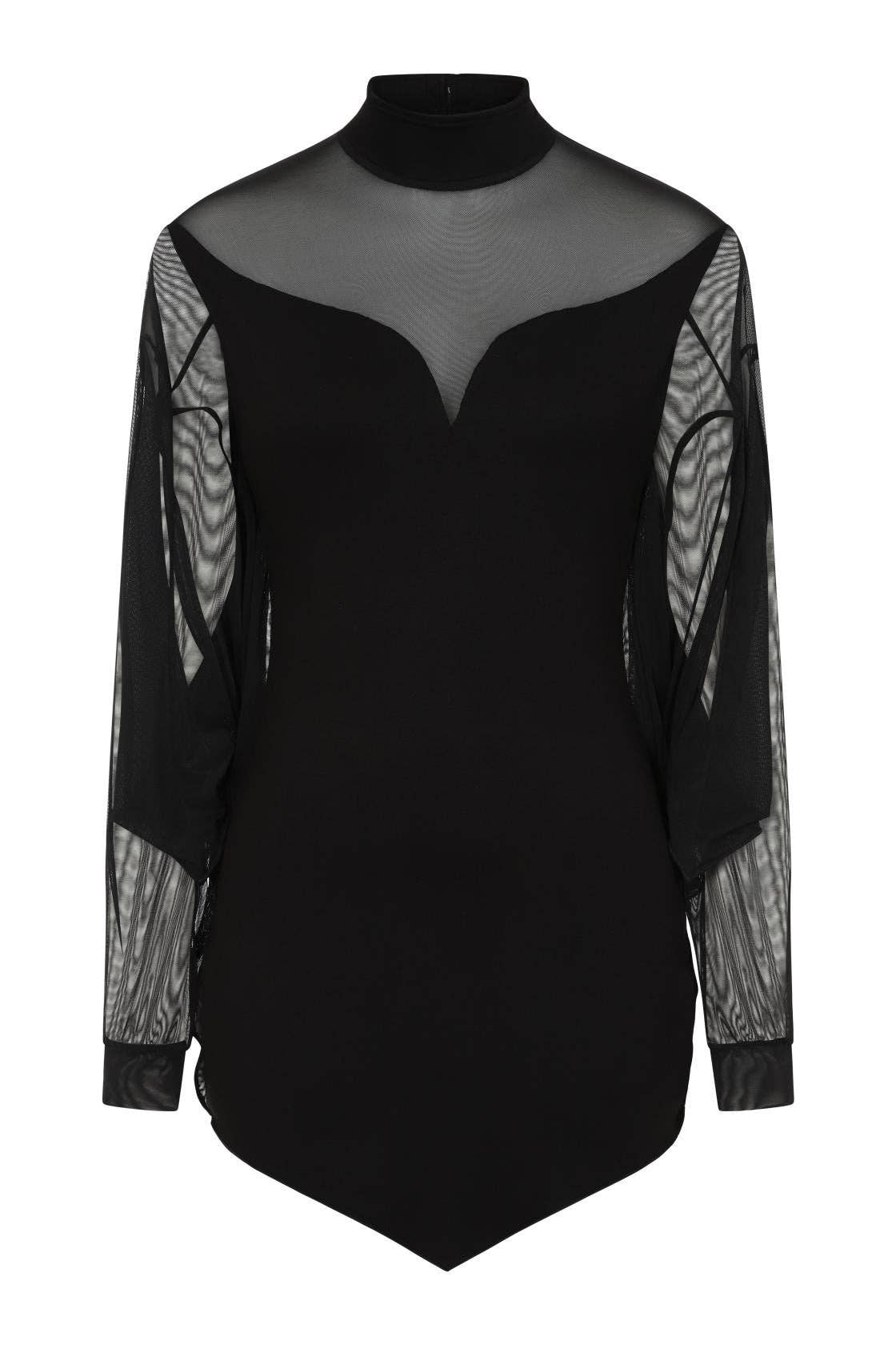 Robe Mini Cybele Necessary Evil avec Manches Effet Ailes de Chauve-souris