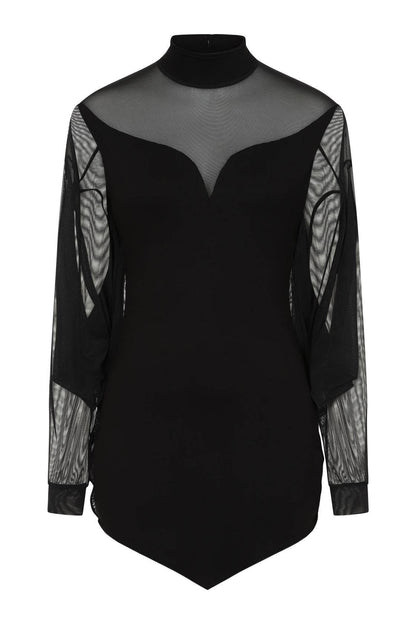 Robe Mini Cybele Necessary Evil avec Manches Effet Ailes de Chauve-souris