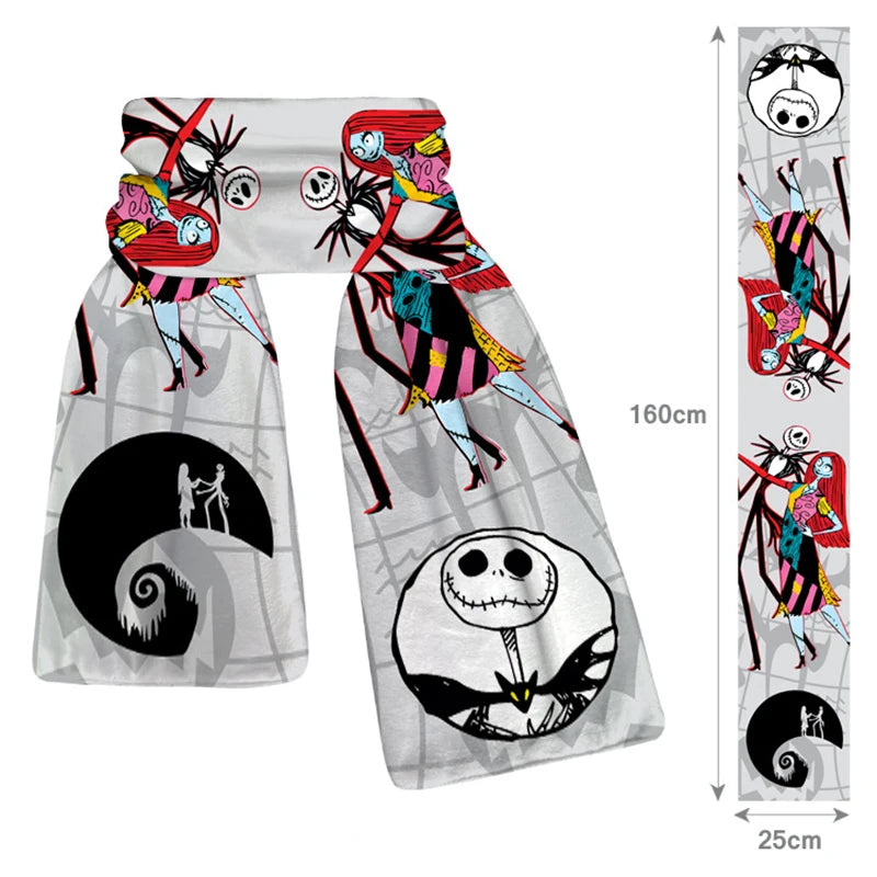 Foulard en cotton Nightmare Before Christmas