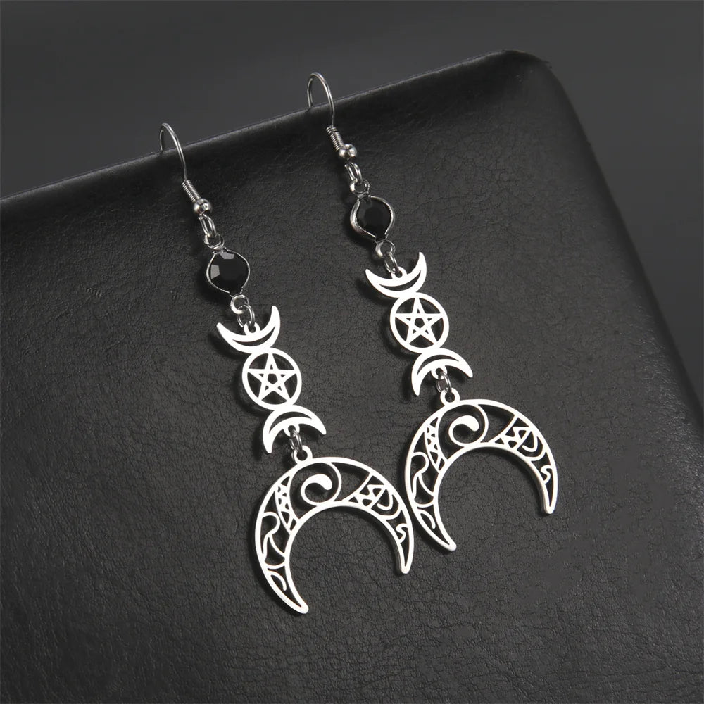 Boucles d'oreilles Crescent Goddess