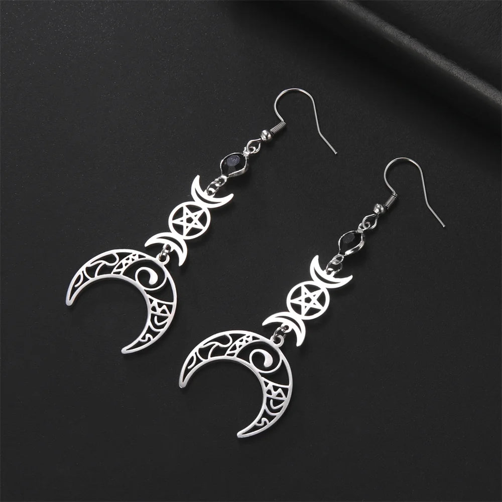 Boucles d'oreilles Crescent Goddess