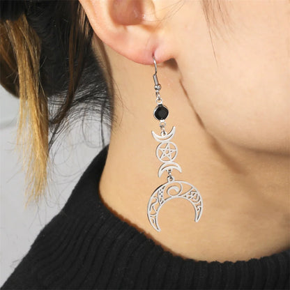 Boucles d'oreilles Crescent Goddess