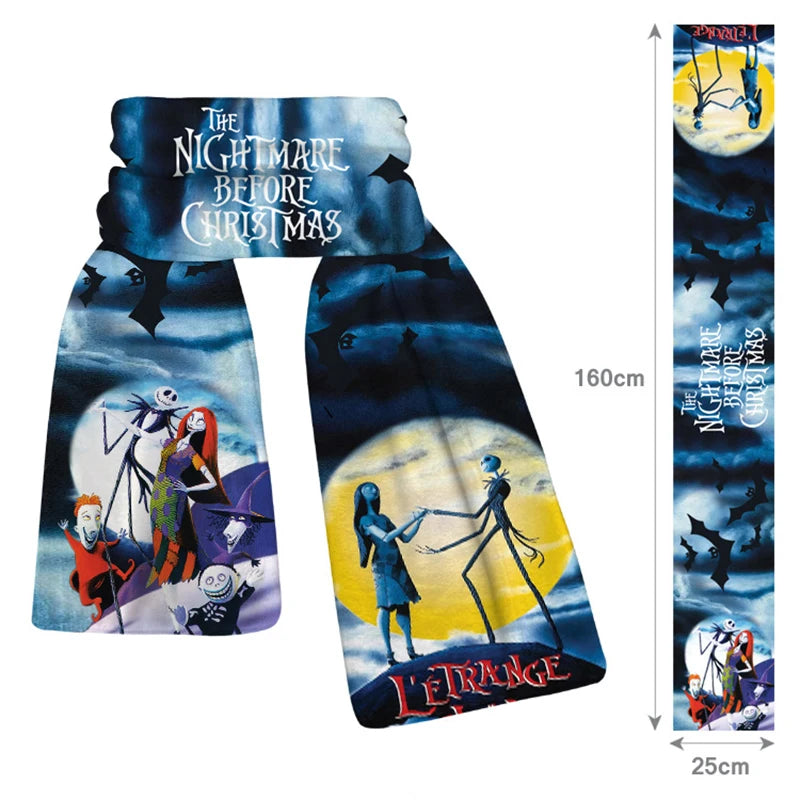 Foulard en cotton Nightmare Before Christmas