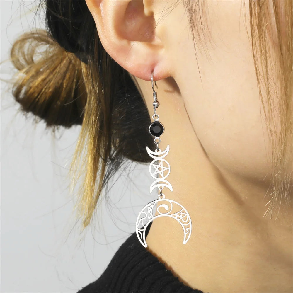 Boucles d'oreilles Crescent Goddess