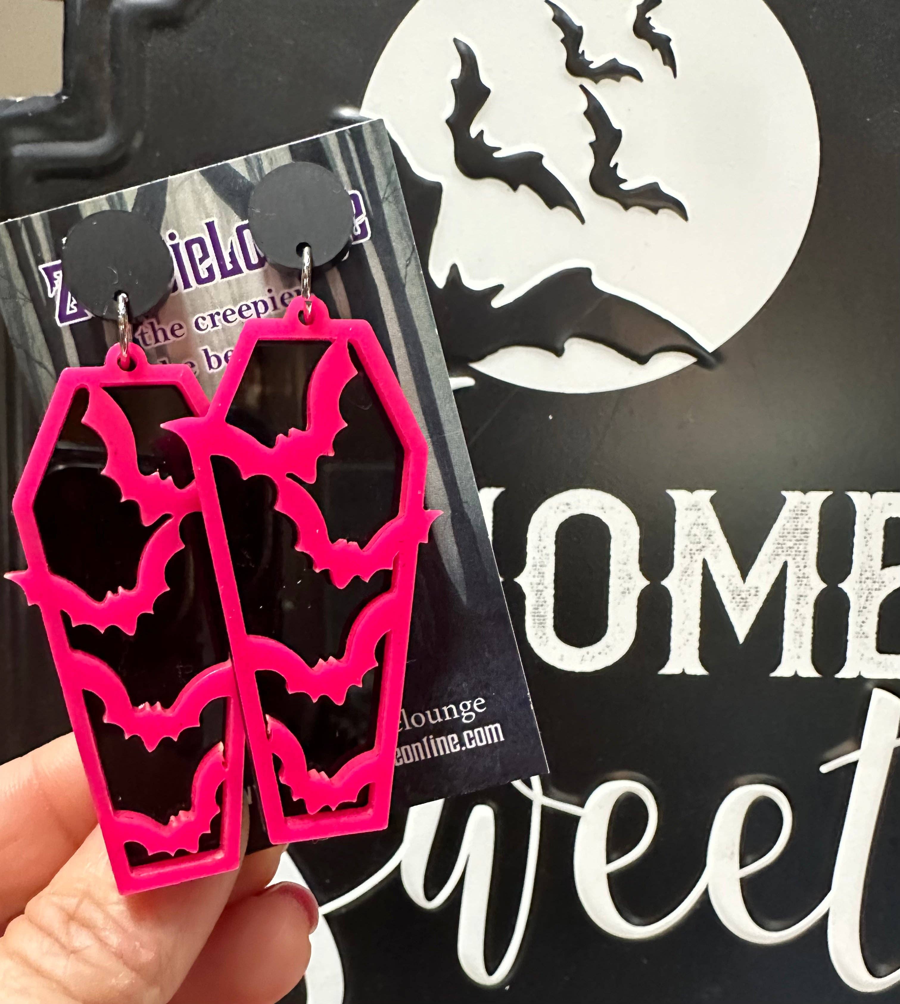 Boucles d'oreilles cercueil