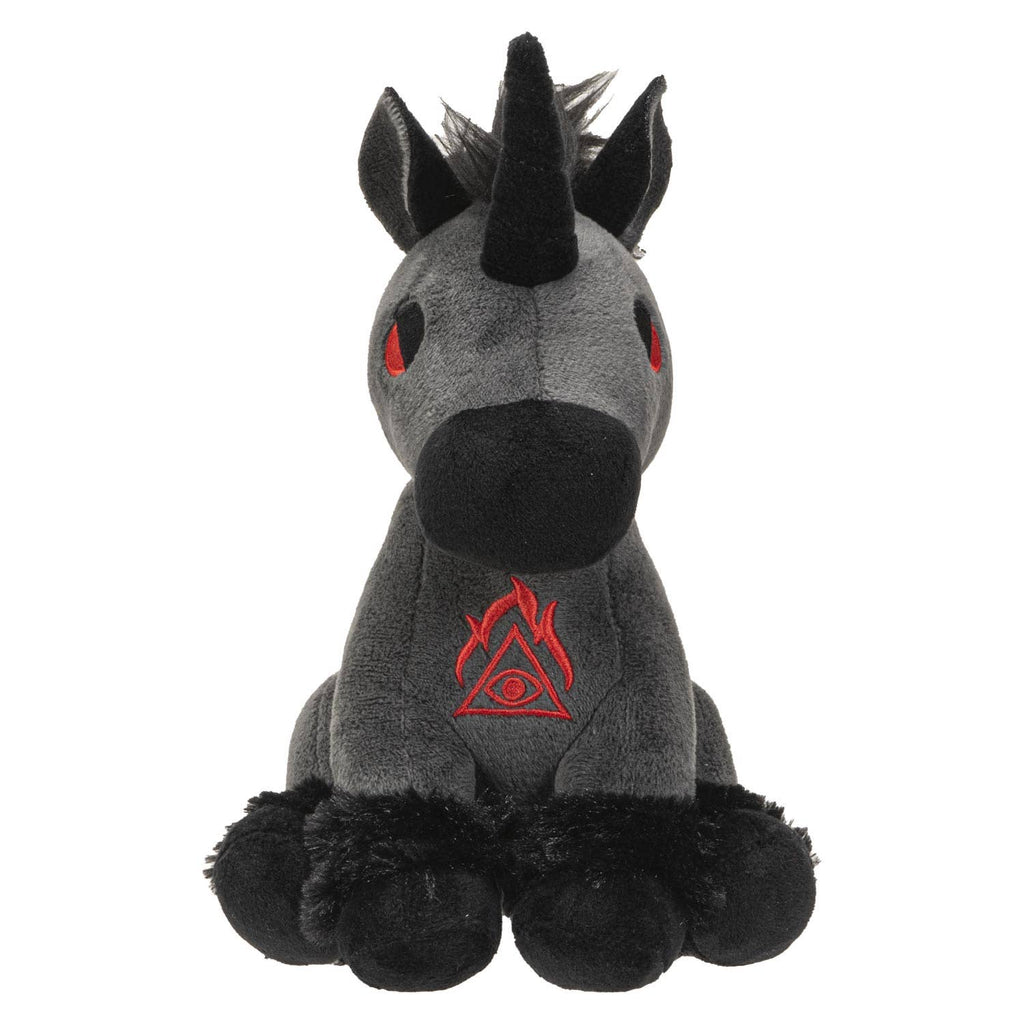 Peluche licorne noire