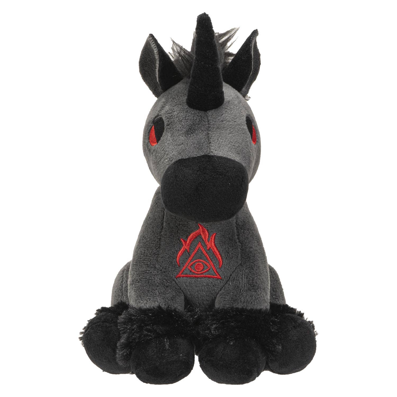 Peluche licorne noire