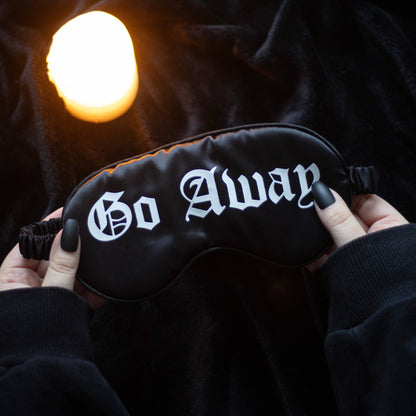 Masque de sommeil Go Away Gothic Satin