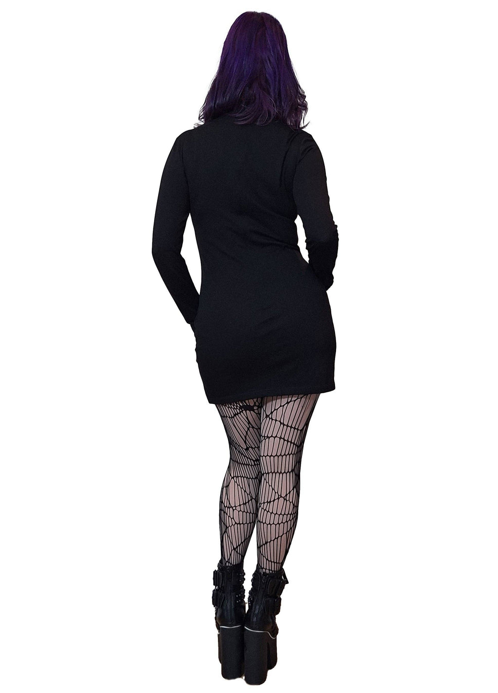 Mini-robe à imprimé Necessary Evil Athena Vampire Skull