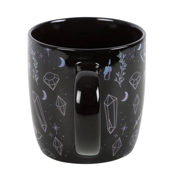 Mug à imprimé de sorcière en cristal
