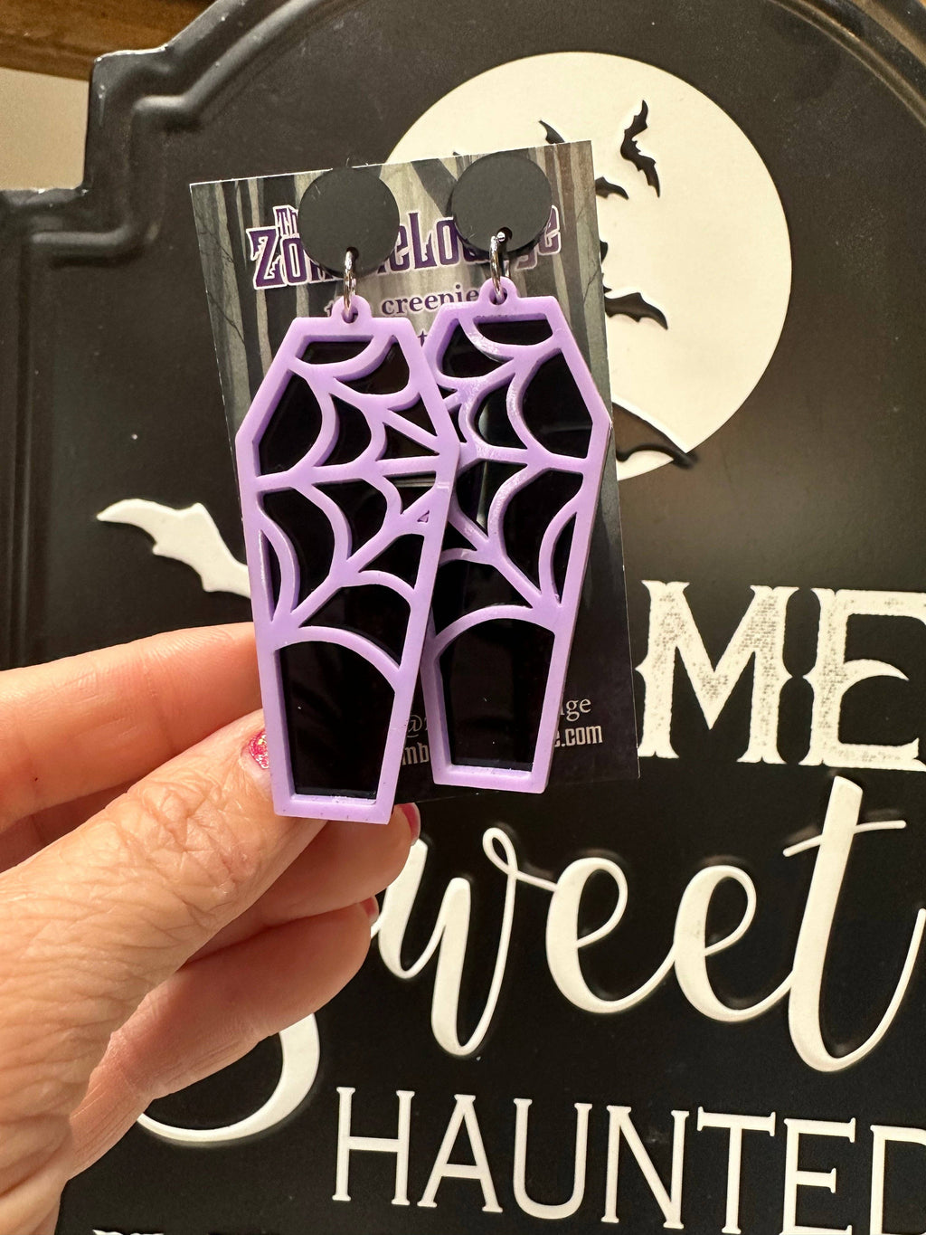 Boucles d'oreilles cercueil