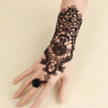 Bracelet en dentelle vintage avec anneau