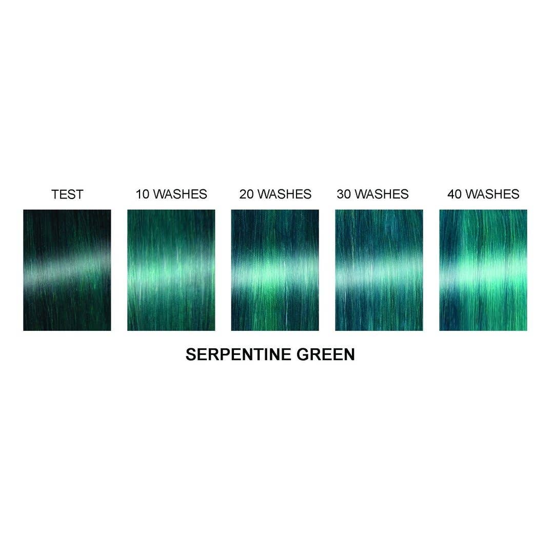 Serpentine® Green - Colorant capillaire semi-permanent en gel professionnel