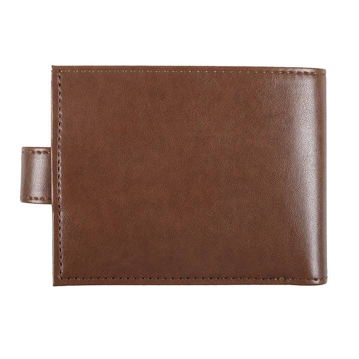 Portefeuille en simili cuir avec boussole viking