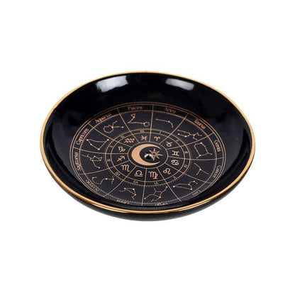 Assiette porte-encens Astrology Wheel