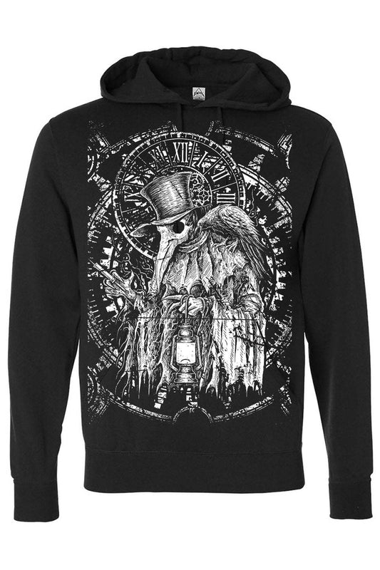 Sweat à capuche Clockwork Plague Doctor [fermeture éclair ou pull]