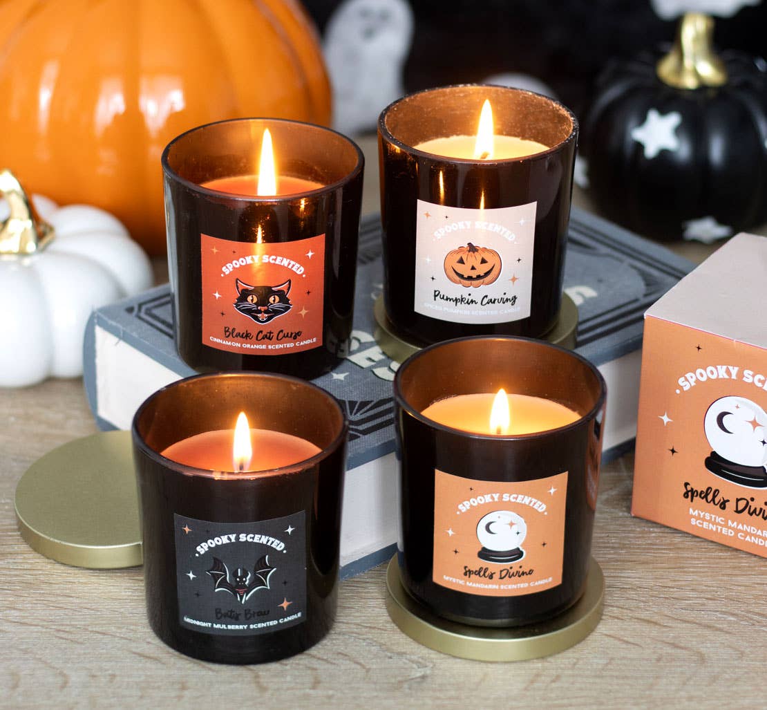 Bougie d'Halloween Spells Divine Mystic Mandarin