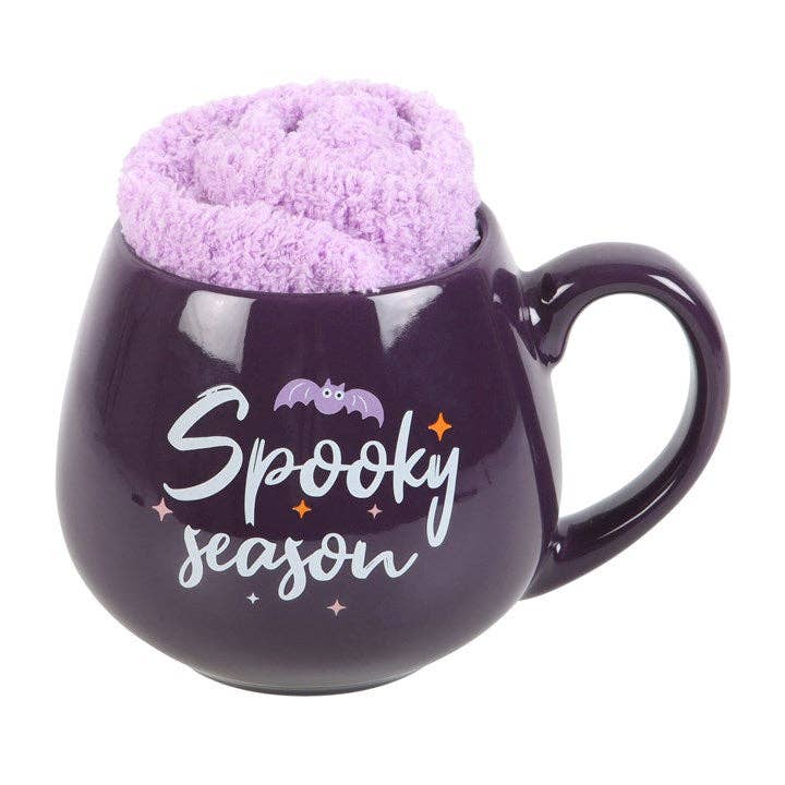 Ensemble de tasse et chaussettes d'Halloween Spooky Season