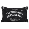 Coussin de table Ouija gothique noir et blanc