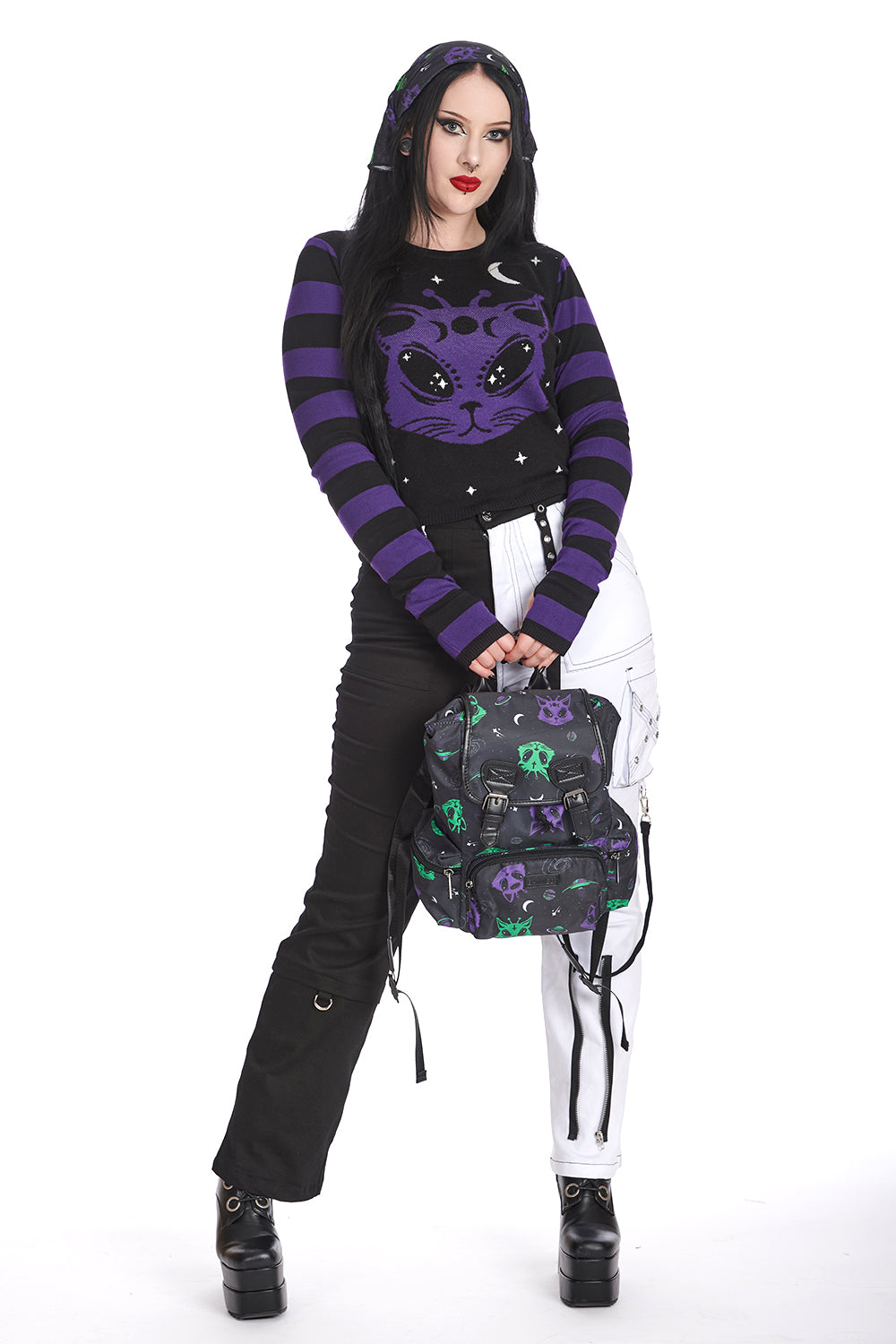 Banned Alternative - ALIEN CAT BACKPACK