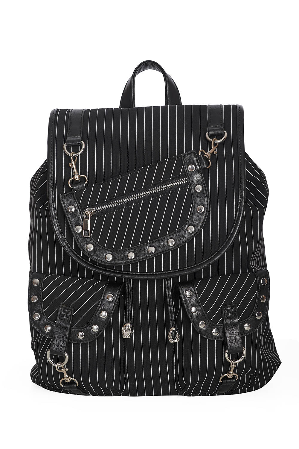 BANNED APPAREL - Iconic Yamy Multi-Style Backpack in black&white